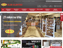 Tablet Screenshot of elim.sk