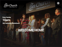 Tablet Screenshot of chch.elim.org.nz